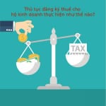 Thủ tục đăng ký thuế cho hộ kinh doanh thực hiện như thế nào?