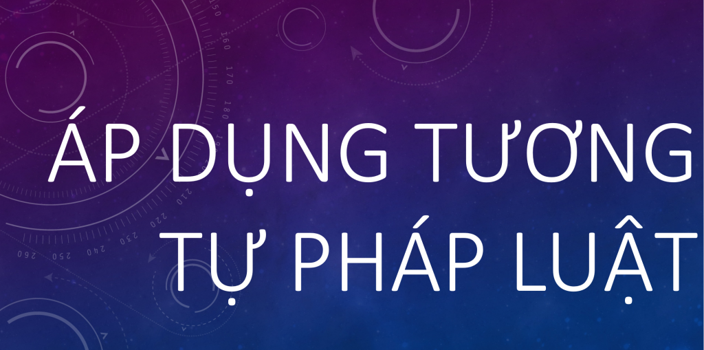 Ap Dung Tuong Tu Phap Luat
