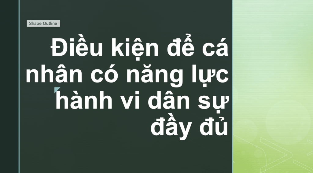 Dieu Kien Co Nang Luc Hanh Vi Dan Su Day Du